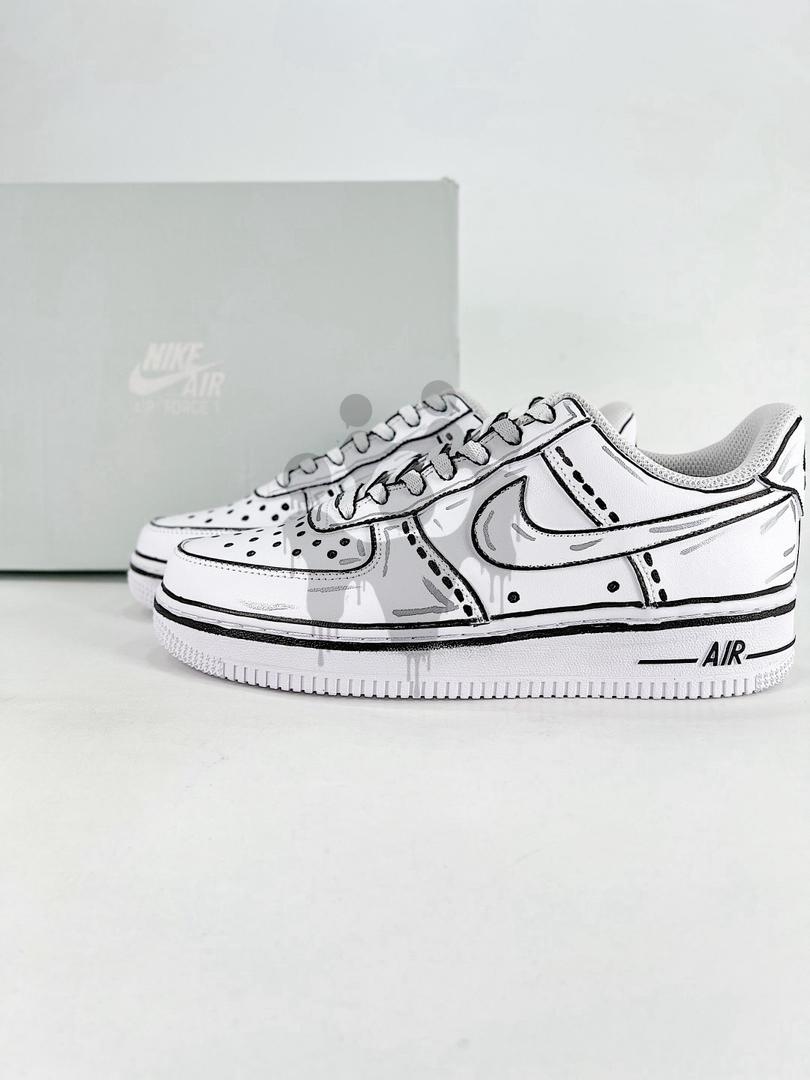 Custom Nike Air Force 1 Cartoon Style