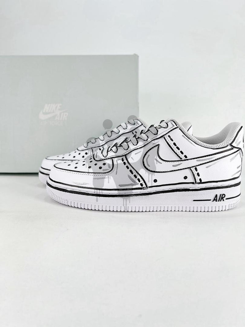 Custom Nike Air Force 1 Cartoon Style