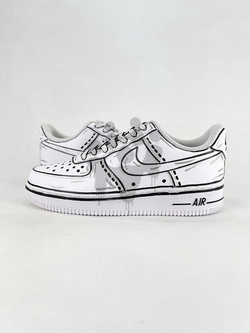 Custom Nike Air Force 1 Cartoon Style