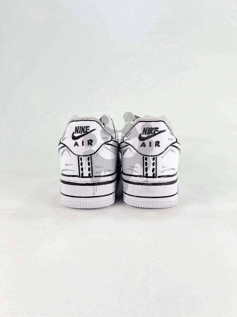 Custom Nike Air Force 1 Cartoon Style