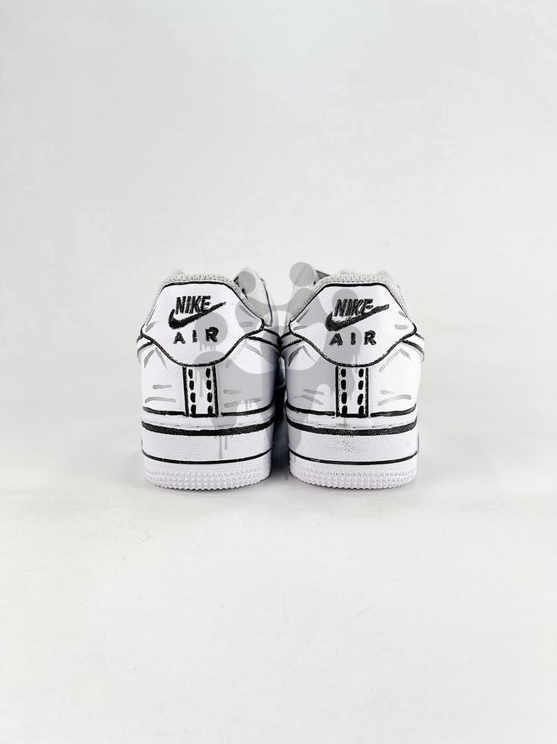 Custom Nike Air Force 1 Cartoon Style