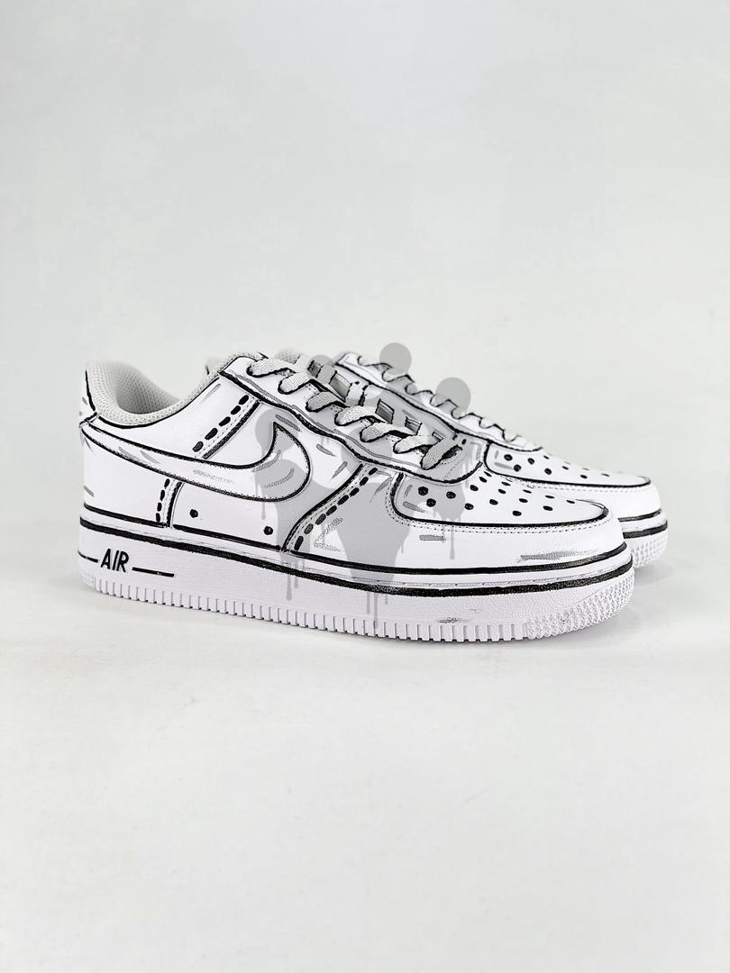 Custom Nike Air Force 1 Cartoon Style