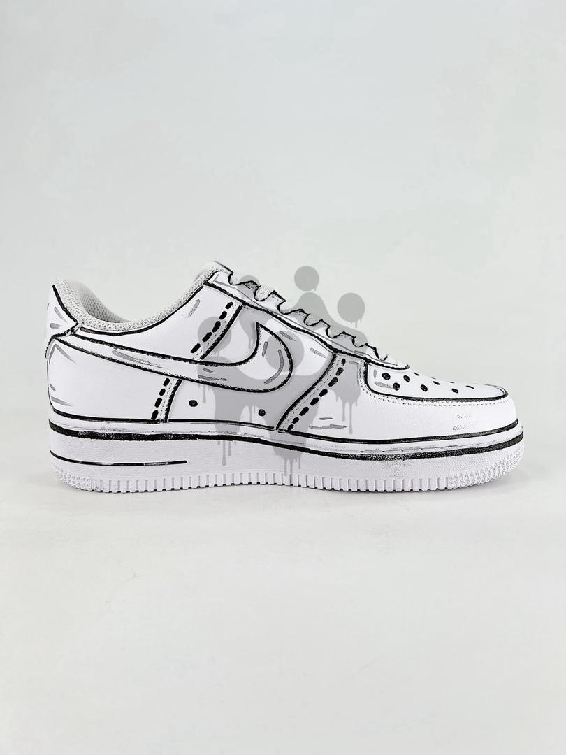 Custom Nike Air Force 1 Cartoon Style