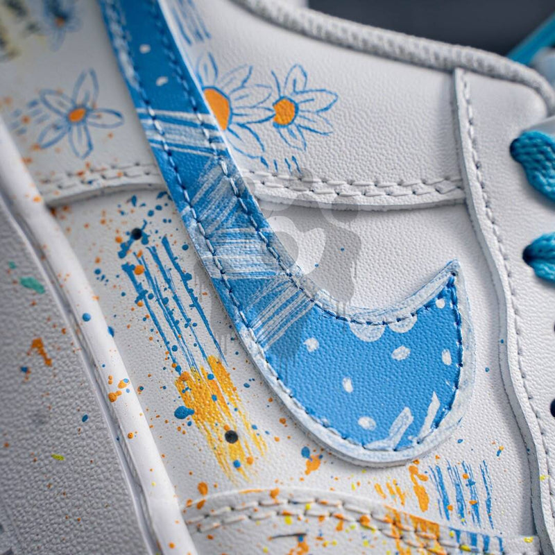 Custom Nike Air Forces 1 "Beautiful Landscape"