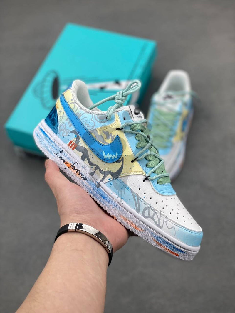 Custom Nike Court Vision "Lover Forever"