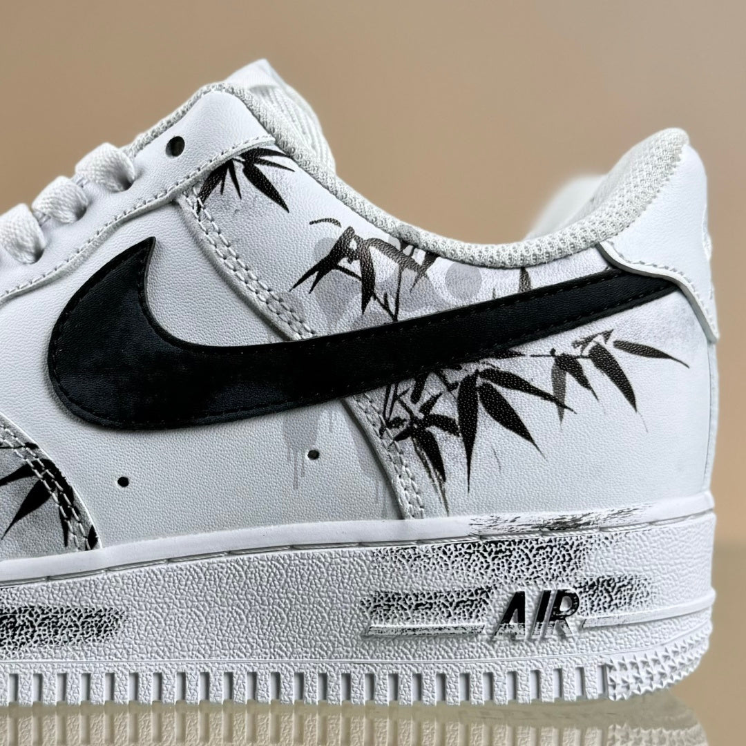 Custom Nike Air Force 1 "Black Leafes"