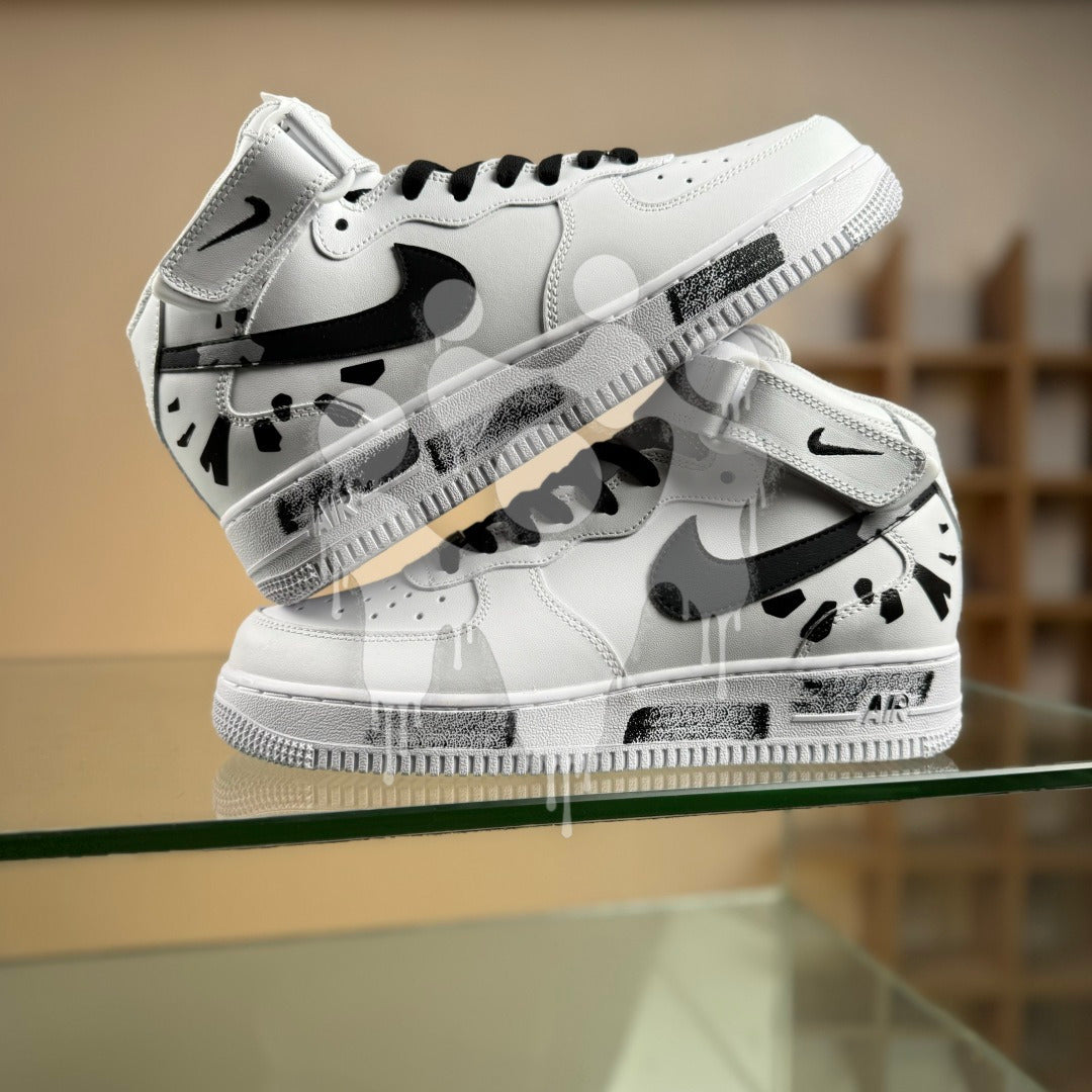Custom Nike Air Forces 1 High "Demolition"