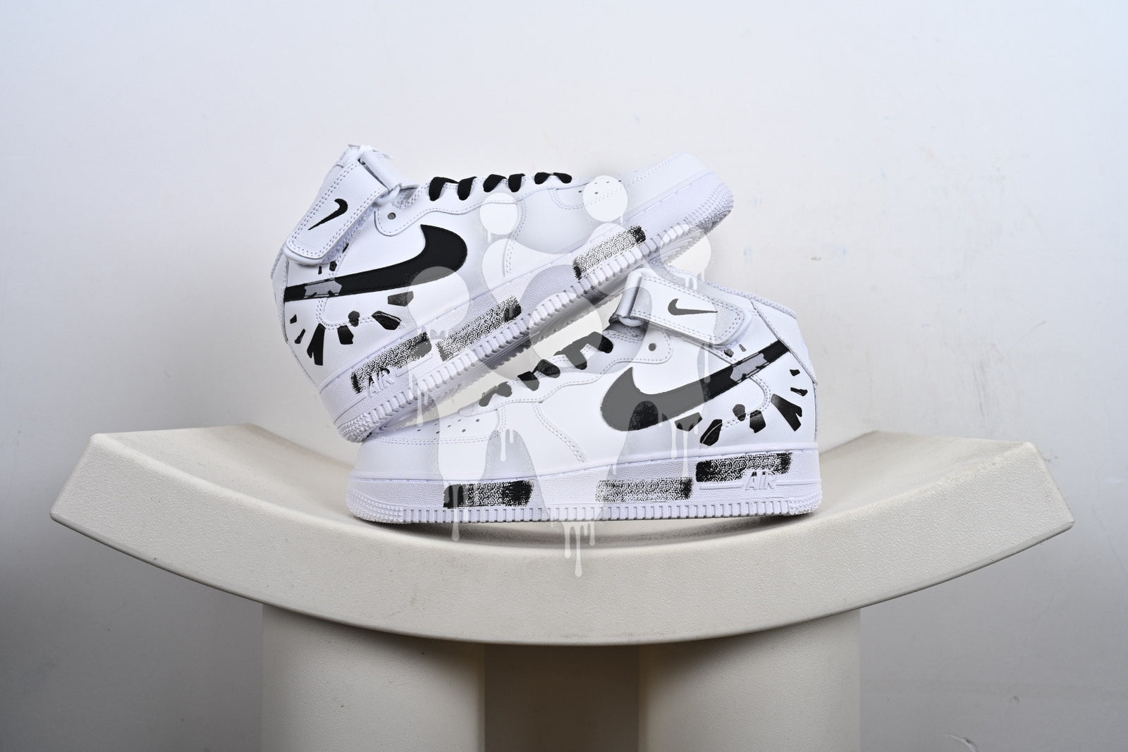 Custom Nike Air Forces 1 High "Demolition"