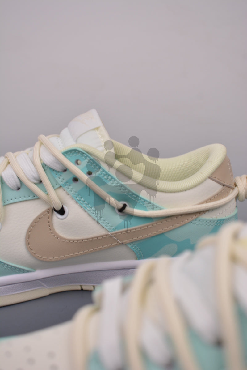Custom Nike Dunk Low "Blue Tropical"