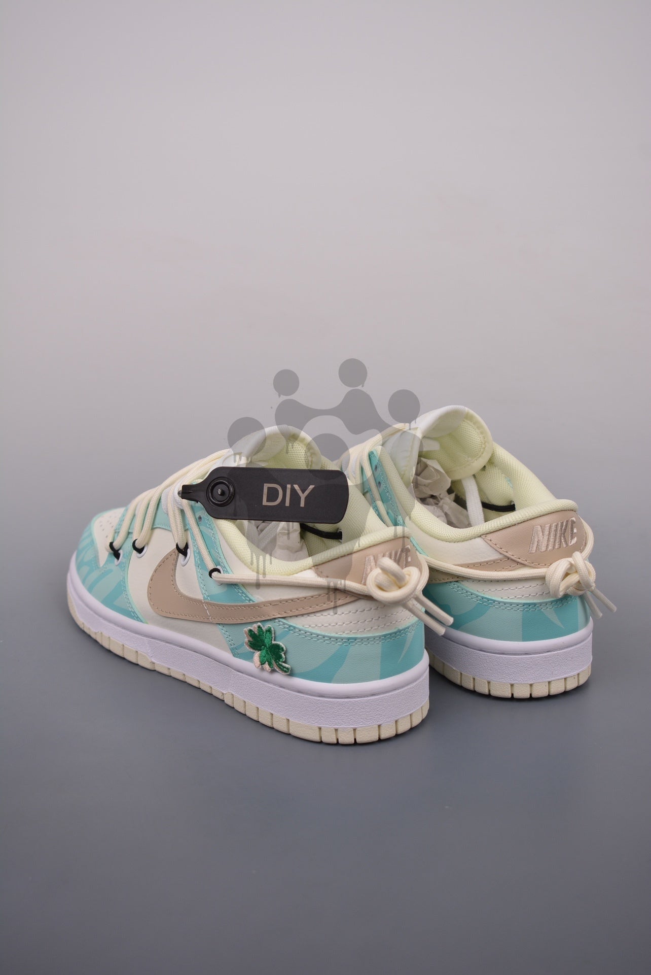 Custom Nike Dunk Low "Blue Tropical"