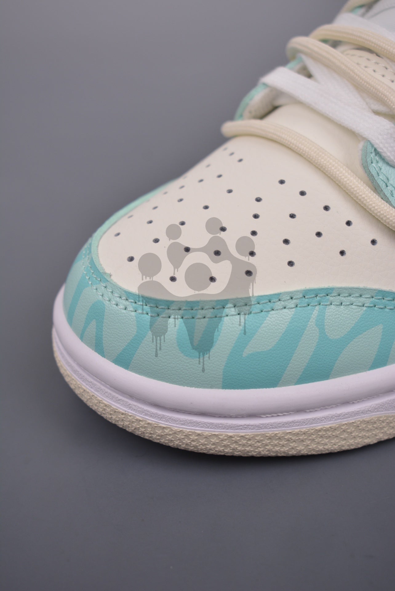 Custom Nike Dunk Low "Blue Tropical"