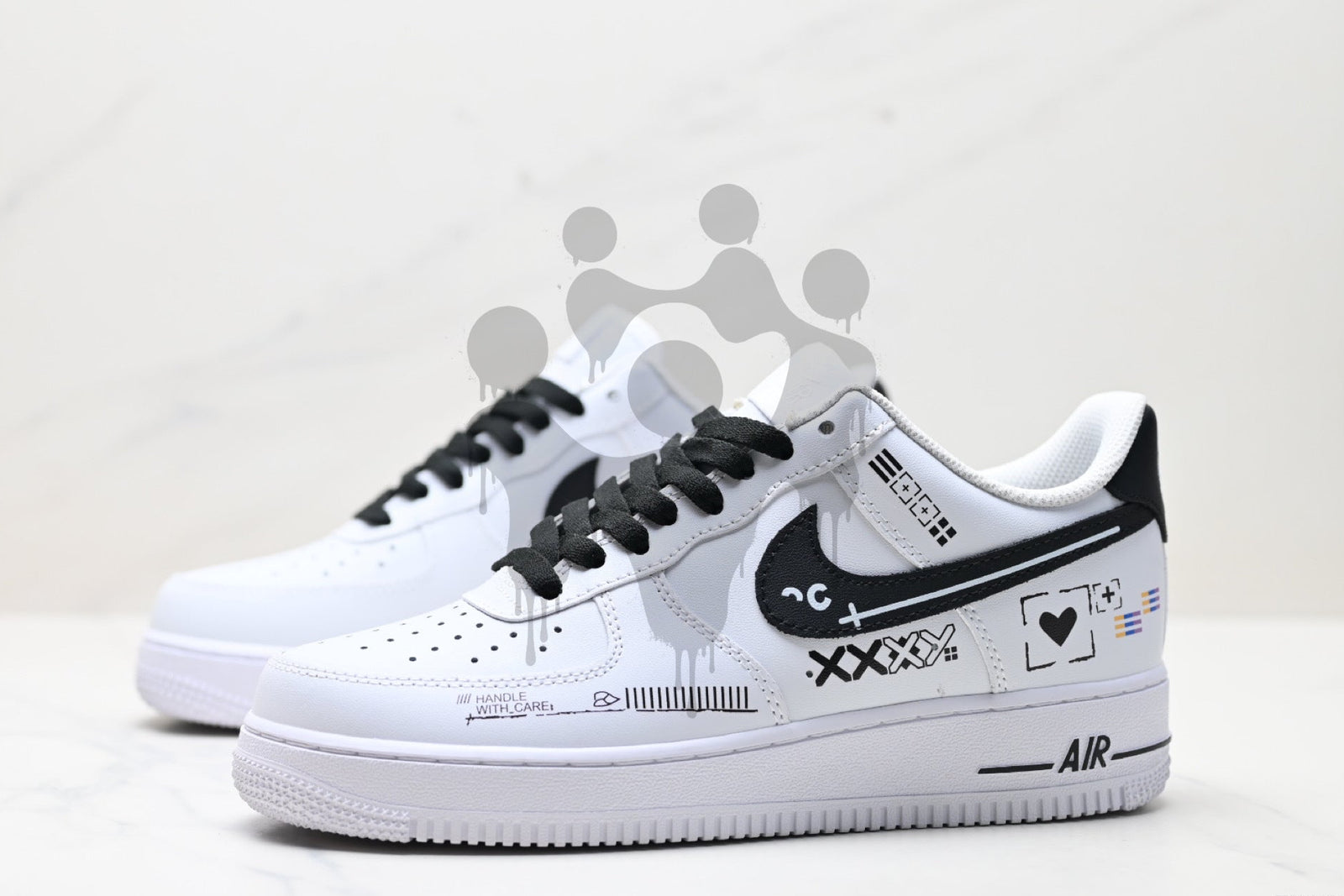 Custom Nike Air Forces 1 "CSGO Print Stream"