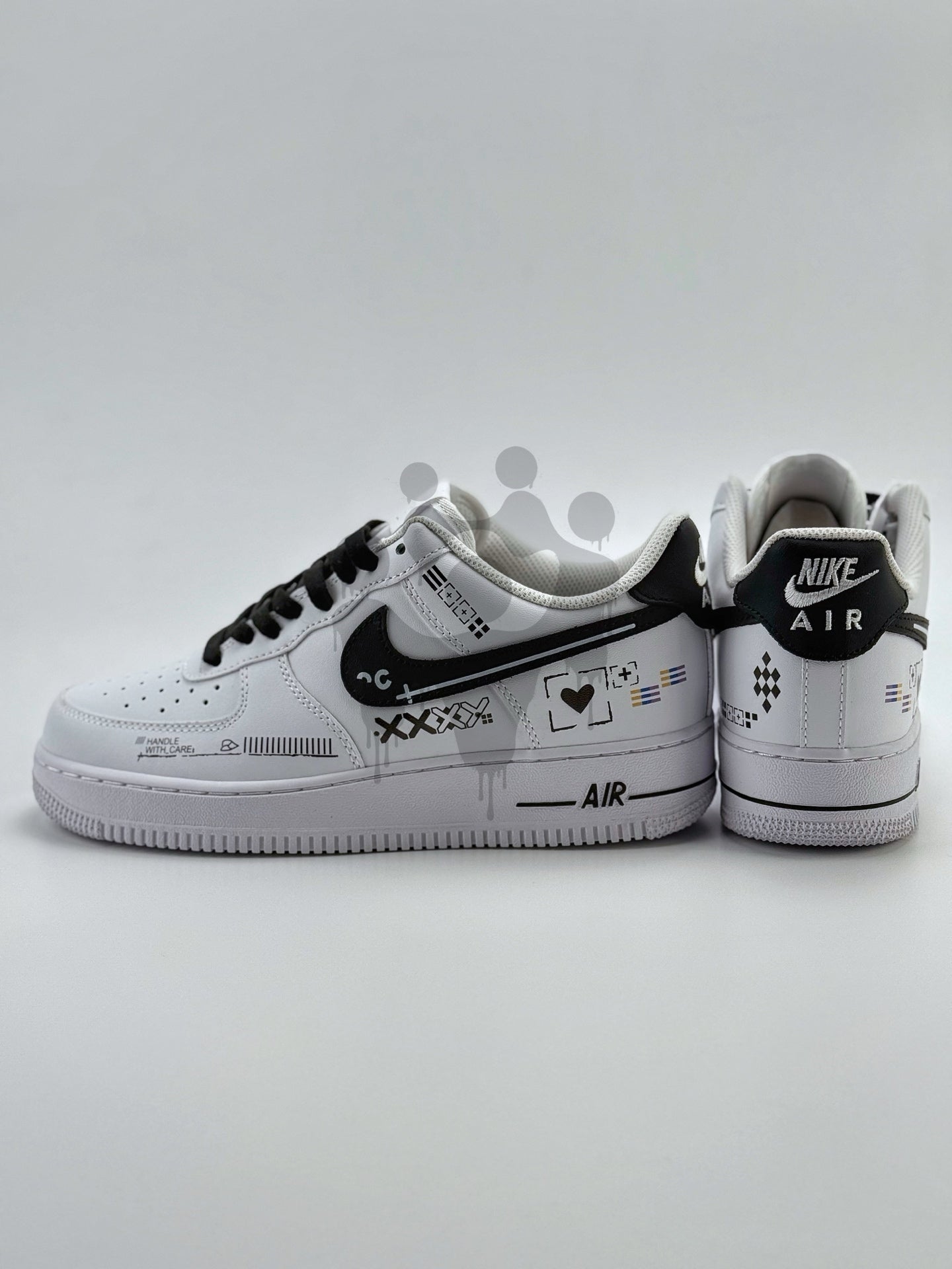 Custom Nike Air Forces 1 "CSGO Print Stream"