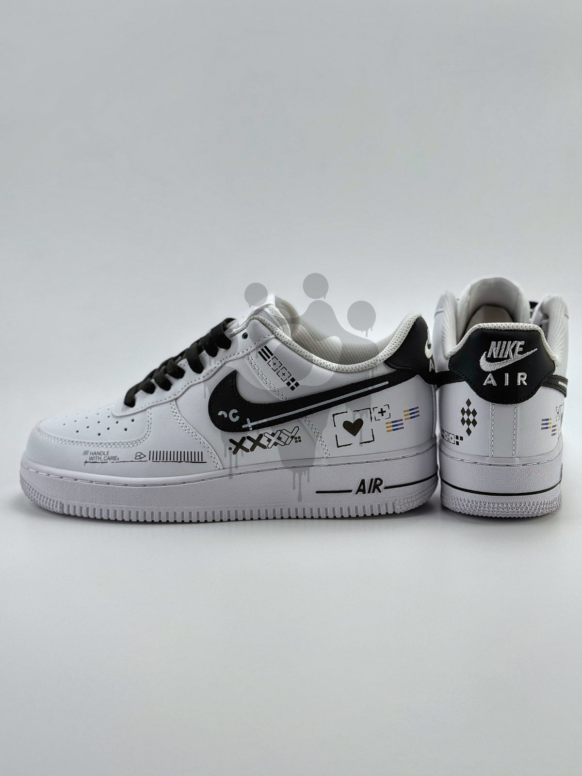 Custom Nike Air Forces 1 "CSGO Print Stream"