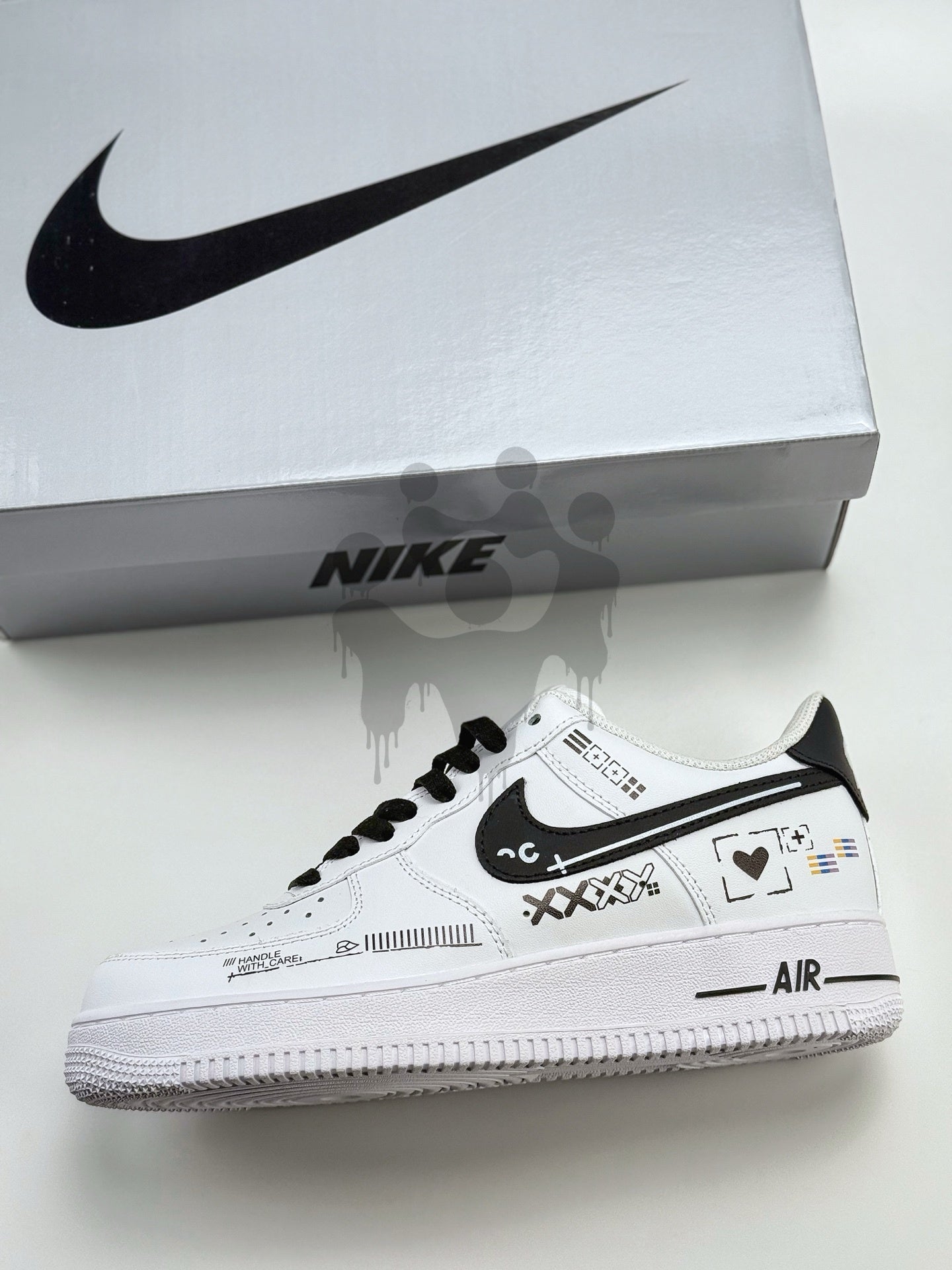 Custom Nike Air Forces 1 "CSGO Print Stream"