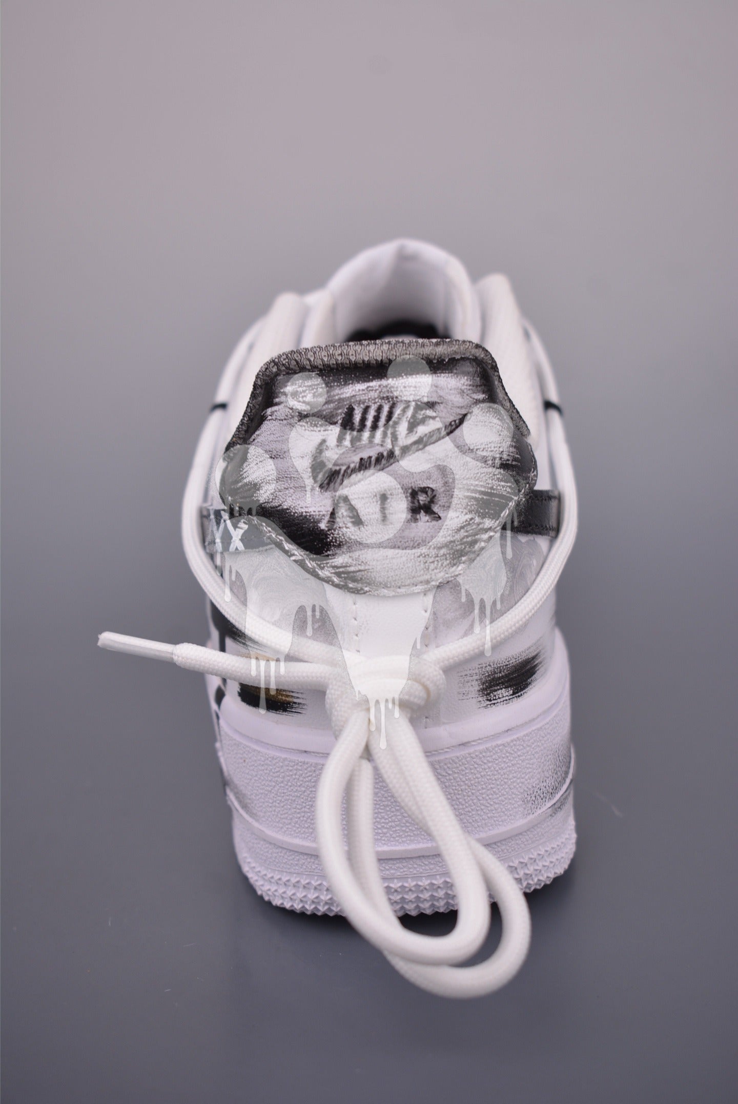 Custom Nike Air Forces 1 "Black Cross Art"