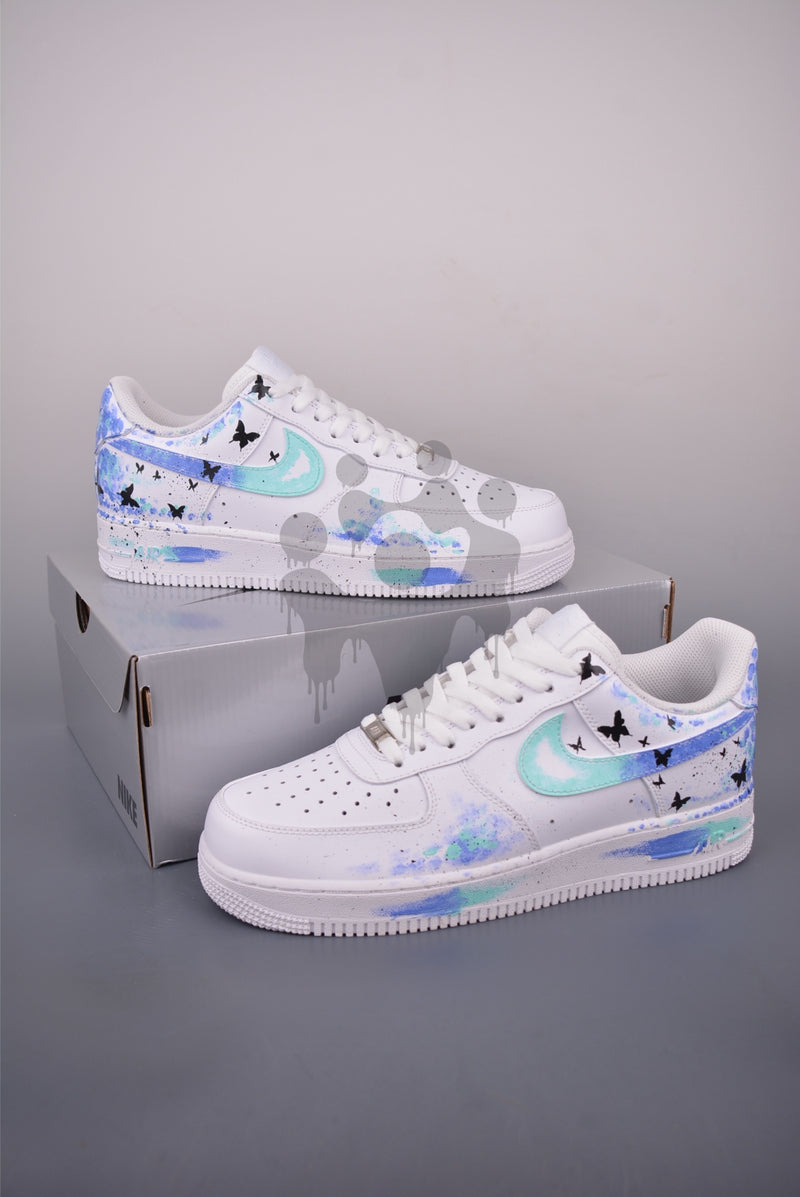 Custom Nike Air Force 1 "Beautiful Butterflies"