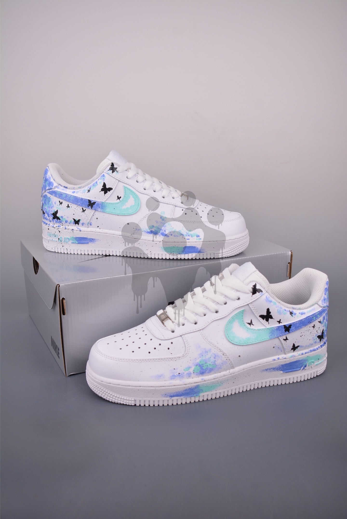 Custom Nike Air Force 1 "Beautiful Butterflies"