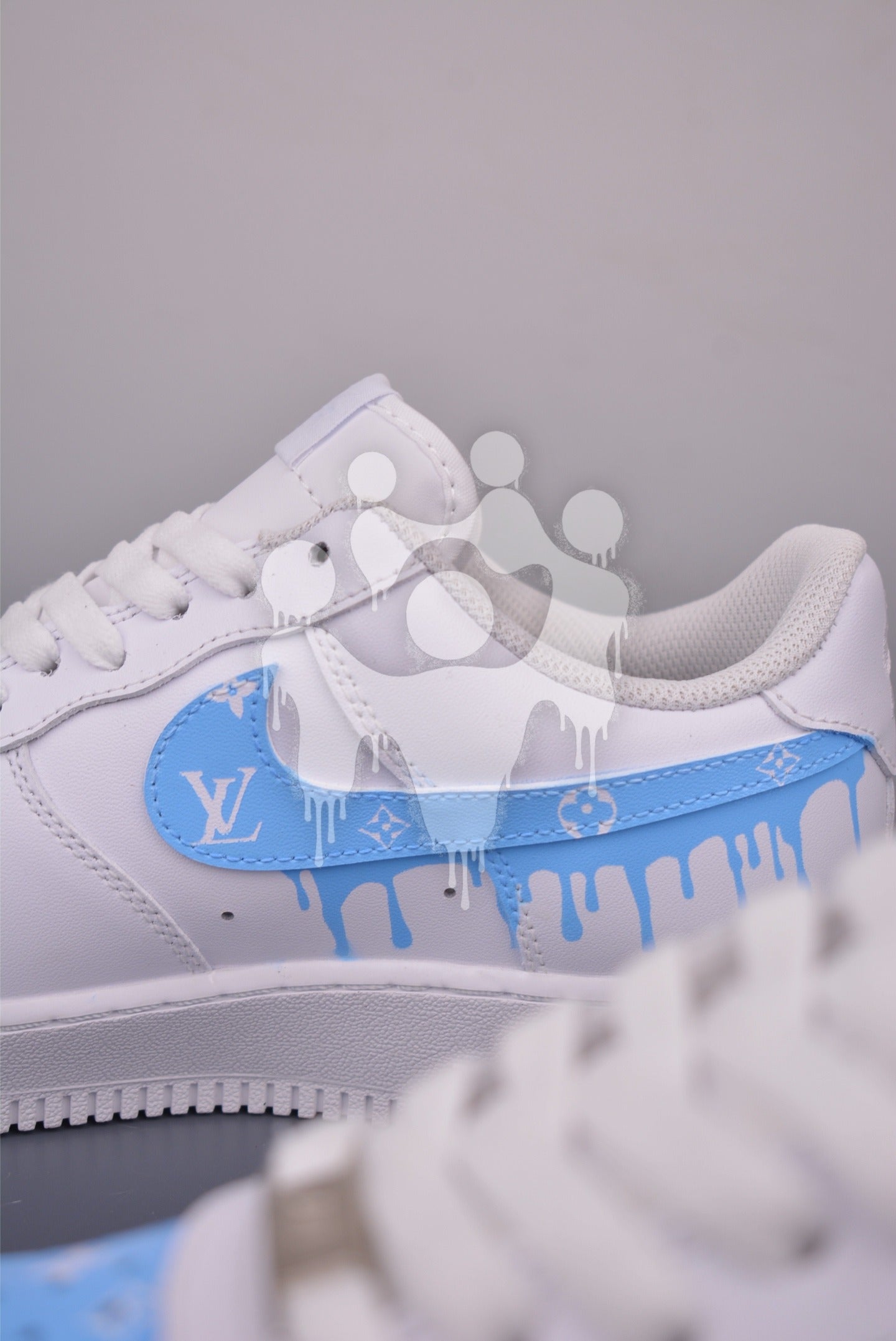 Custom Nike Air Forces 1 "LV Drip"