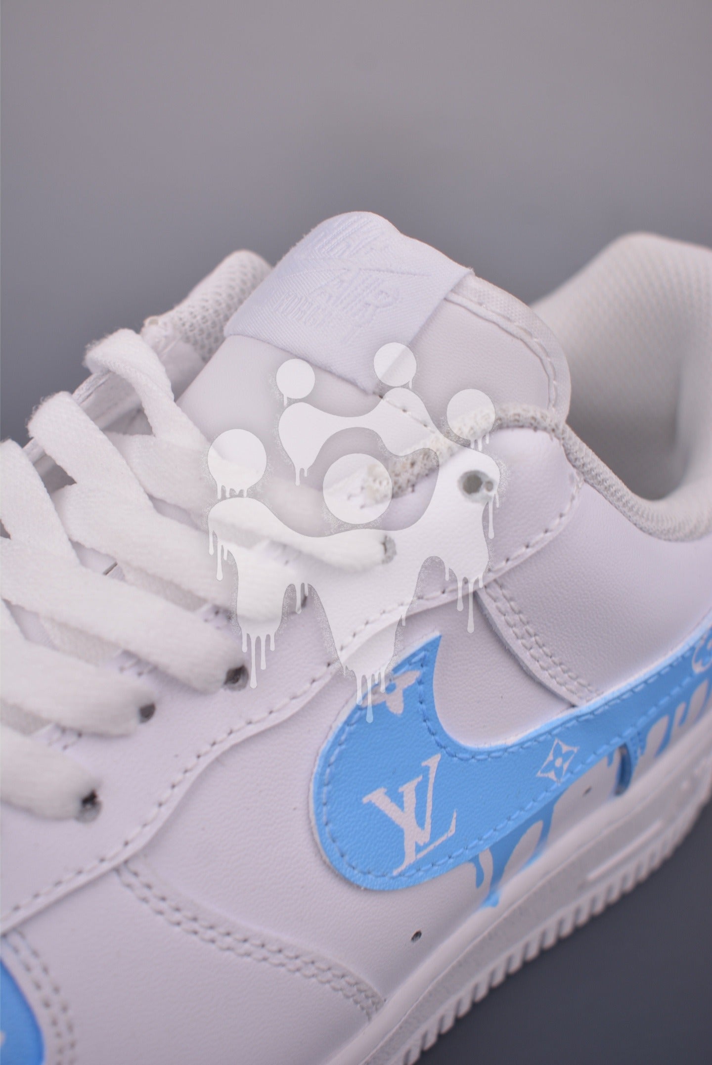 Custom Nike Air Forces 1 "LV Drip"