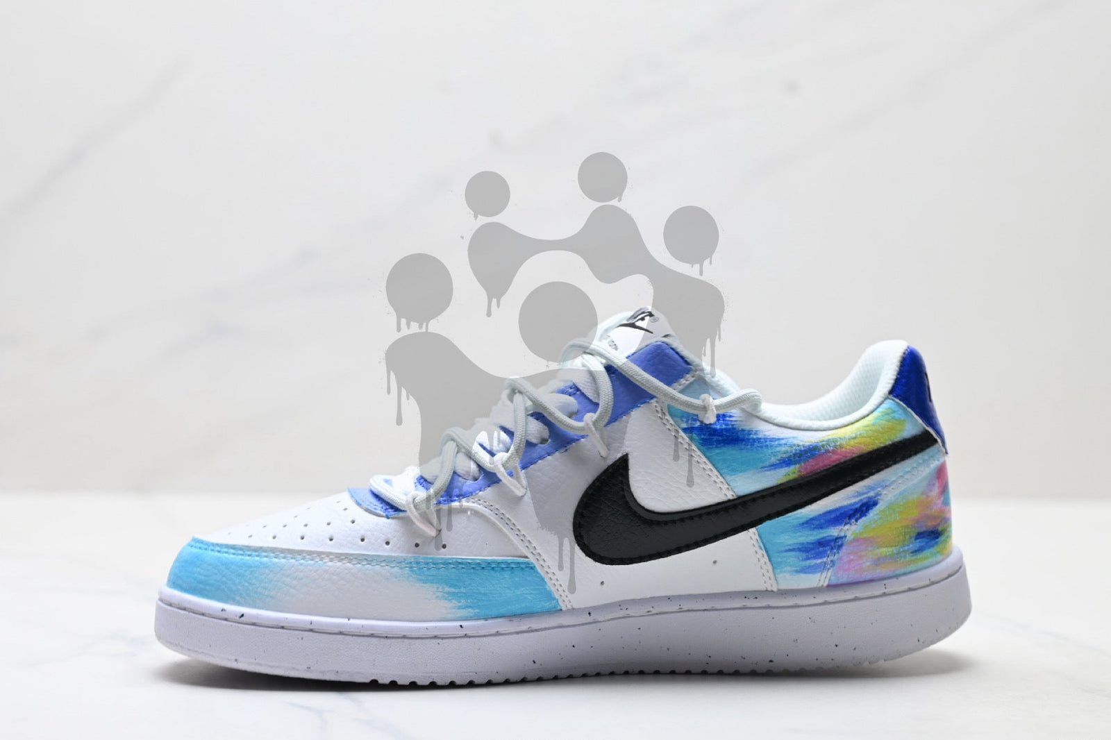 Custom Nike Court Vision "Multicolor"