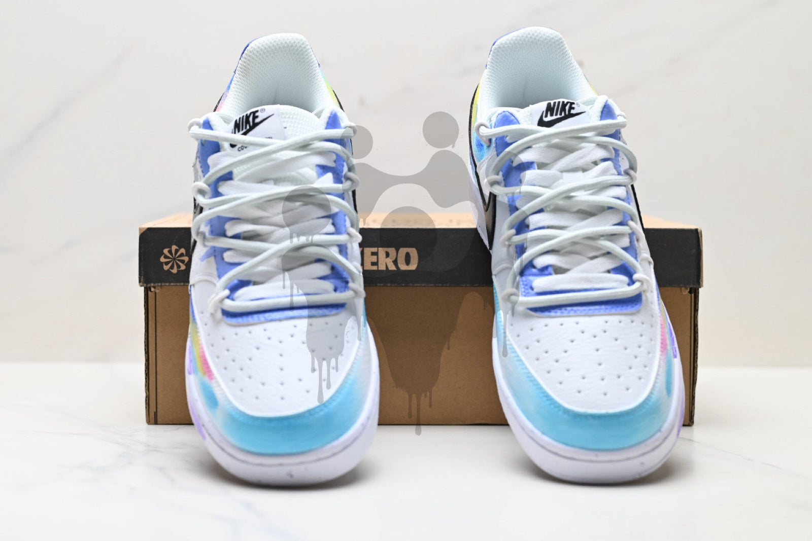 Custom Nike Court Vision "Multicolor"