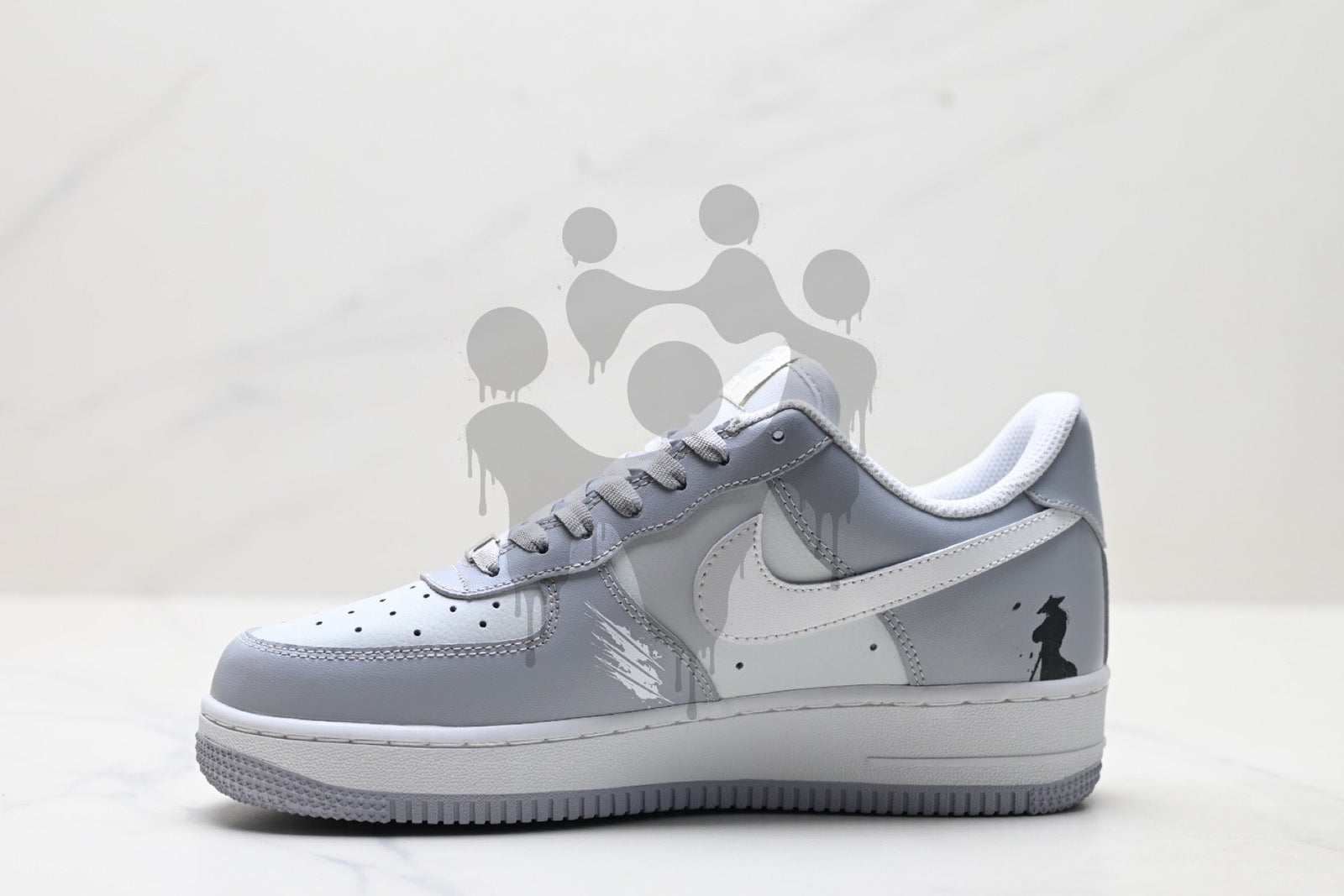 Custom Nike Air Force 1 Lonely Samurai