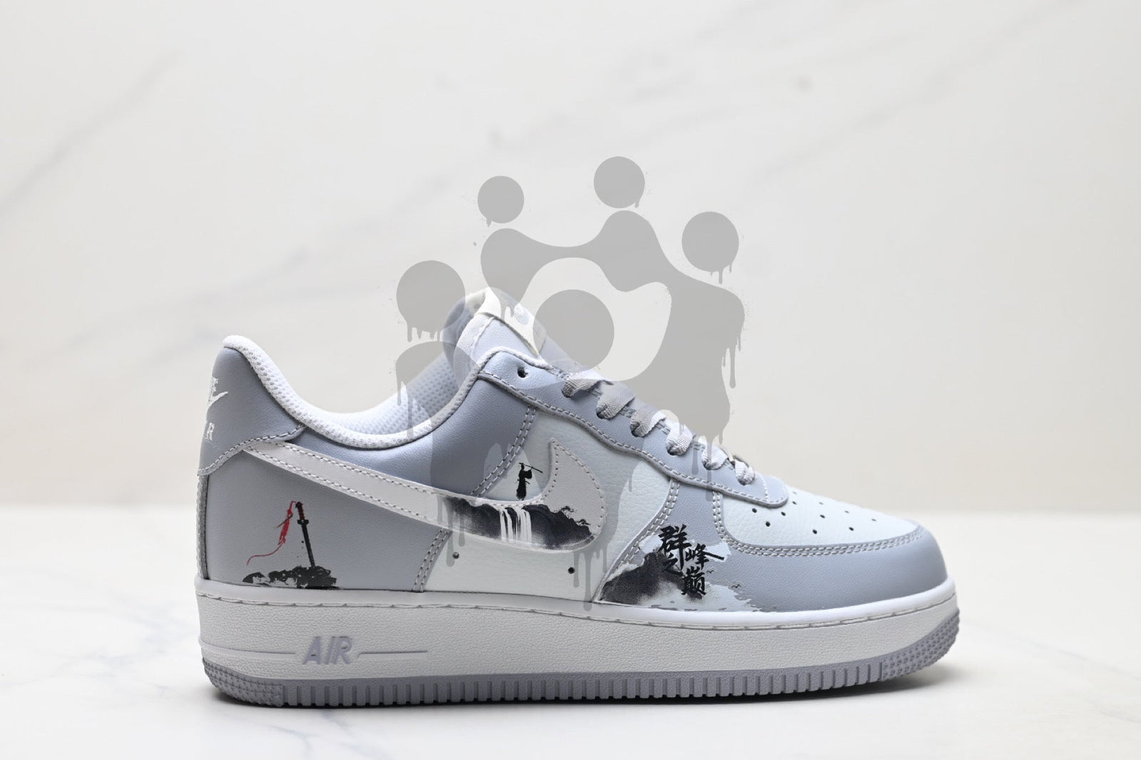 Custom Nike Air Force 1 Lonely Samurai
