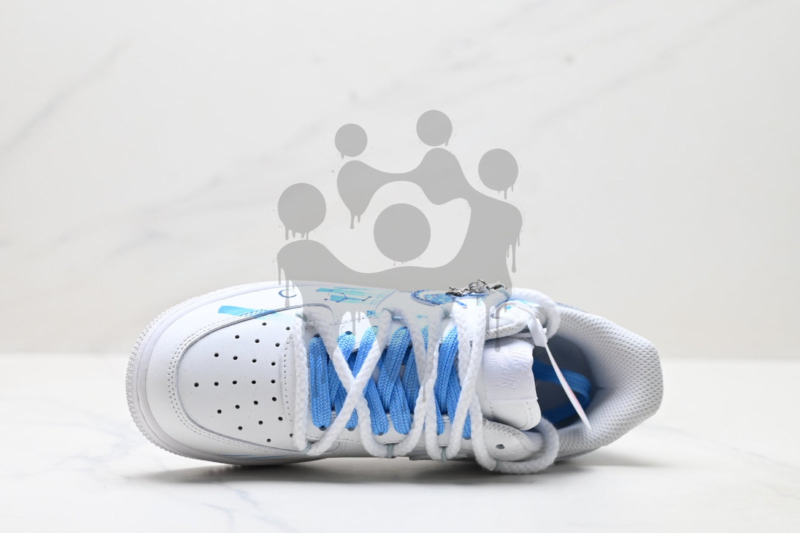 Custom Nike Air Forces 1 "Blue Galaxy"