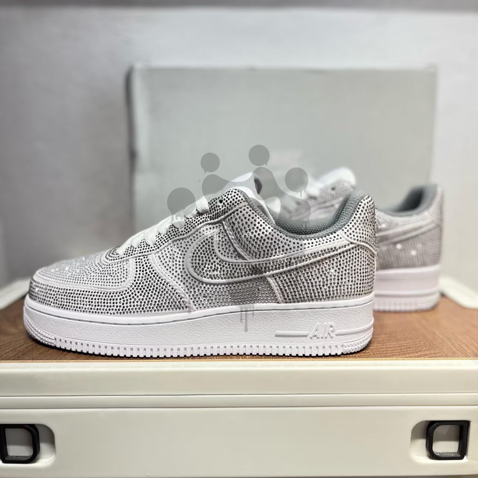 Custom Nike Air Forces 1 "Infinite Rhinestones"