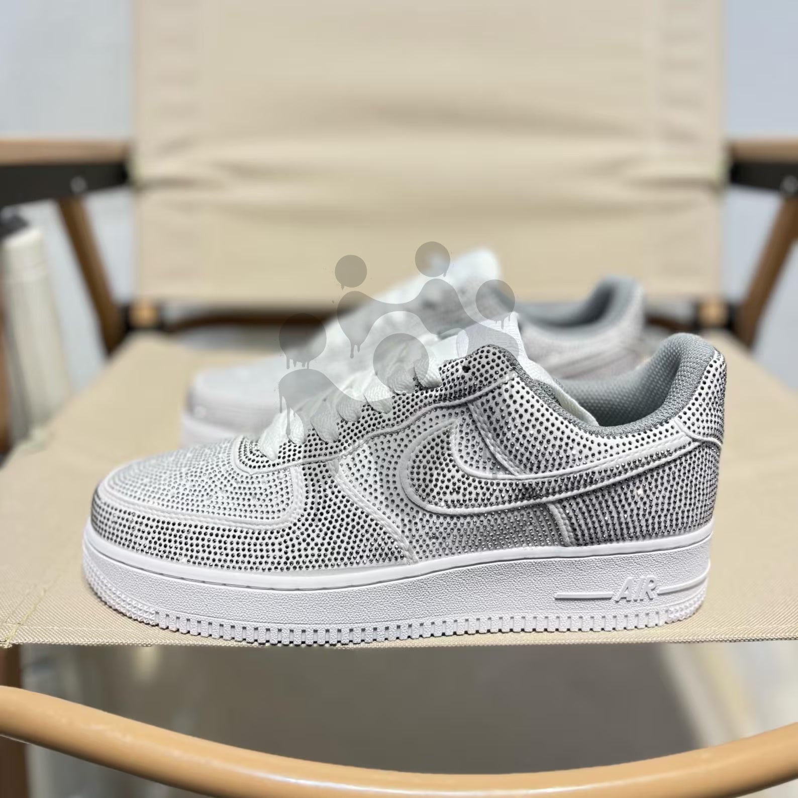 Custom Nike Air Forces 1 "Infinite Rhinestones"
