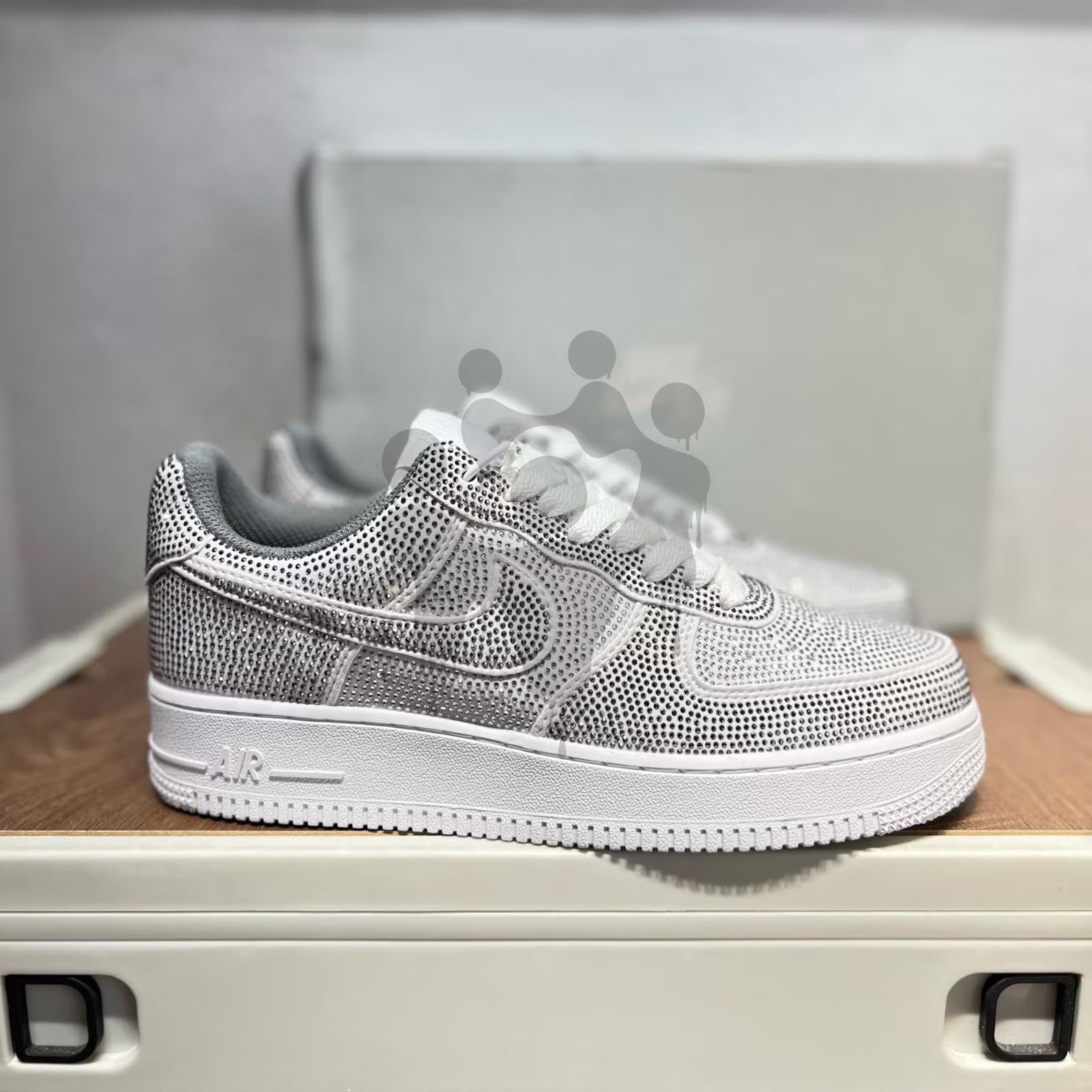 Custom Nike Air Forces 1 "Infinite Rhinestones"